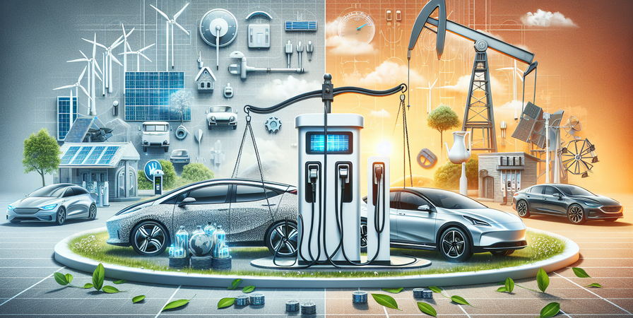 Comparação entre Carros Elétricos e Híbridos